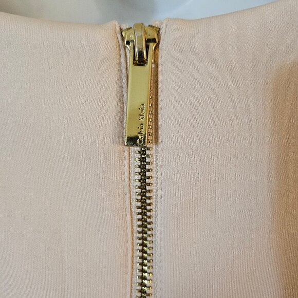 Calvin Klein Light Pink Shift Dress - Size 6 Small - Picture 3 of 7